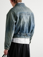 Givenchy - Distressed Denim Jacket - Blue
