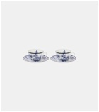 Gucci Herbarium set of 2 teacups and saucers
