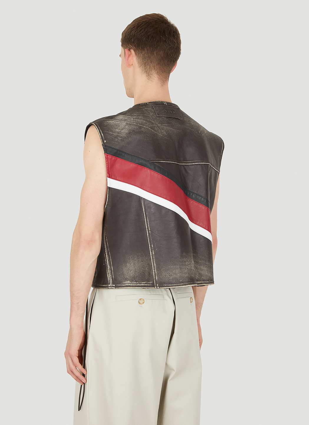 Eytys Harper Graphic Vintage Sleeveless Jacket