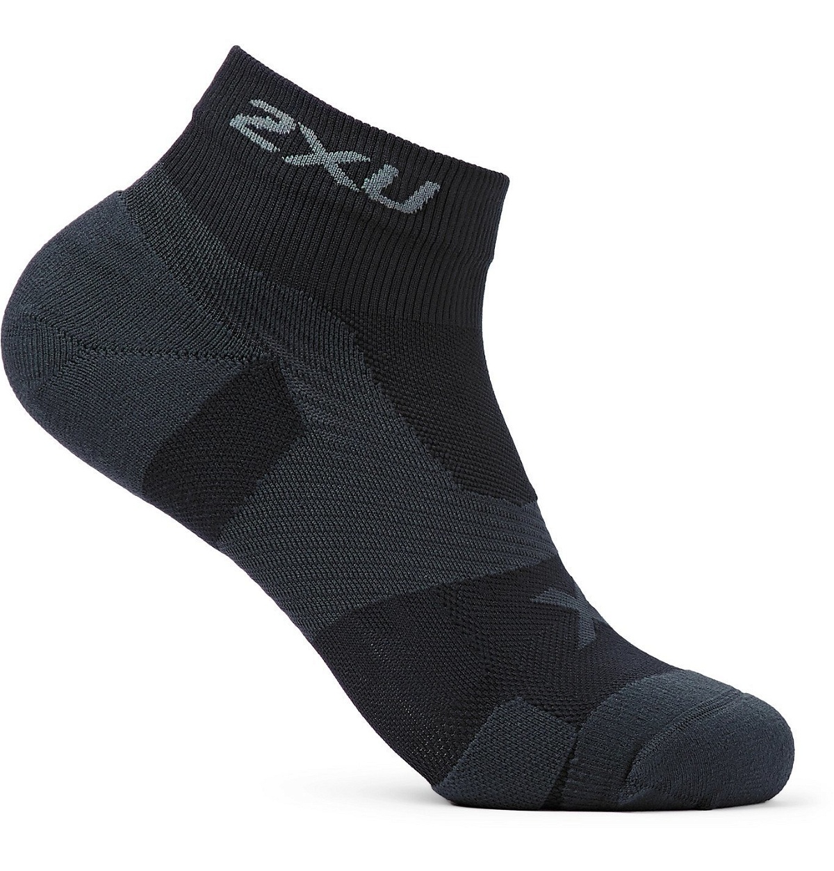 Photo: 2XU - Vectr Cushioned No-Show Stretch-Nylon Socks - Black