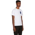 Saturdays NYC White Blue Orchid T-Shirt