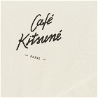 Maison Kitsuné Cafe Kitsuné Popover Hoodie in Latte