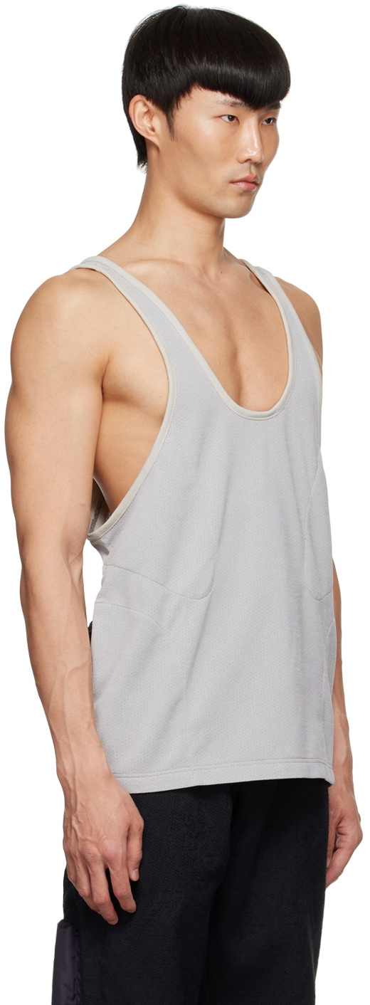 Kiko Kostadinov Gray Torino Tank Top Kiko Kostadinov