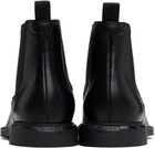 Hugo Black Leather Chelsea Boots