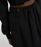 Noir Kei Ninomiya Wool midi skirt