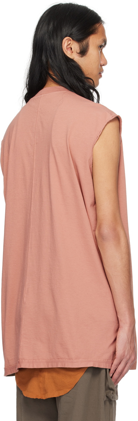 Tシャツ・カットソー RICK OWENS DRKSHDW Panelled Cotton T-Shirt Pink Rick Owens drkshdw Tommy Pink Jumbo T-Shirt – Acroera
