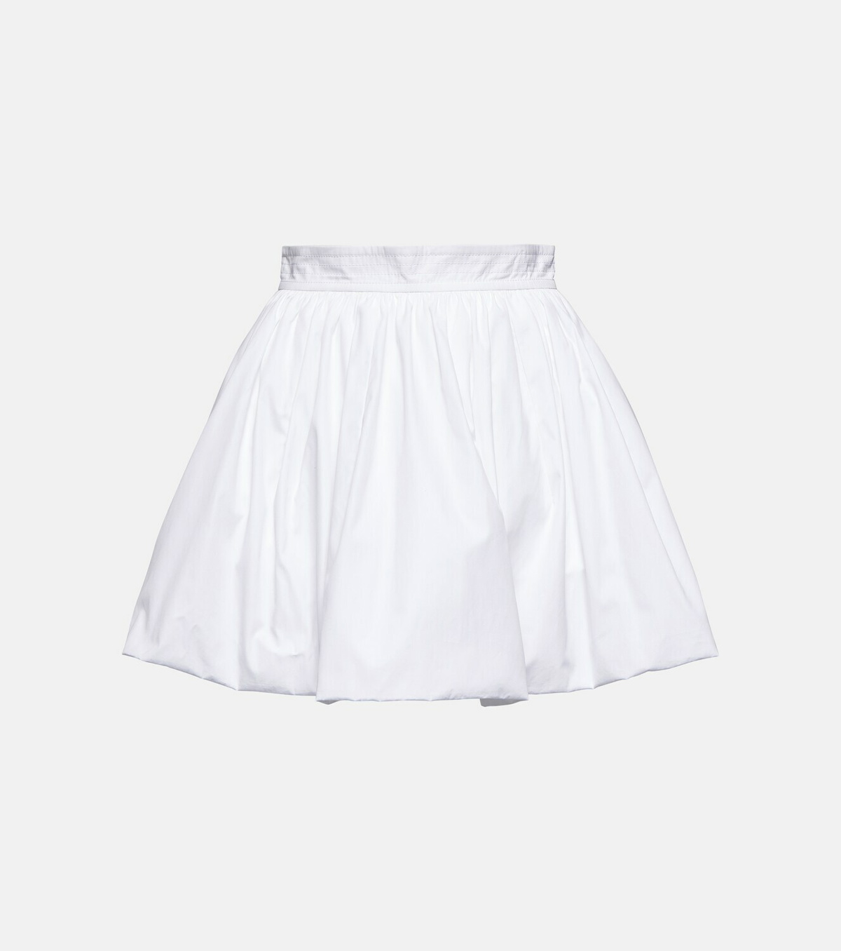 Patou high-waisted midi skirt - White