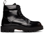 Paul Smith Black Leather Dizzie Boots