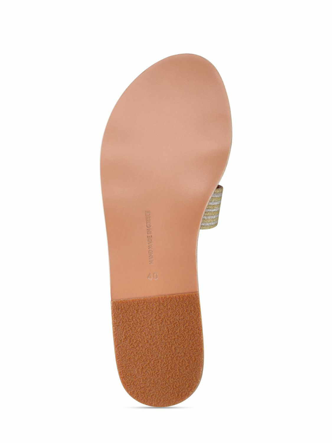 BALLET MARY JANE 10MM IN NATURAL BEIGE AND PINK RAFFIA