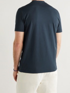 Altea - Lewis Stretch-Cotton Jersey T-Shirt - Blue