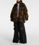 Vetements Camo fleece jacket
