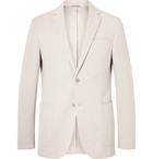 Hugo Boss - Hanwrey Slim-Fit Unstructured Cotton-Hopsack Blazer - Neutrals