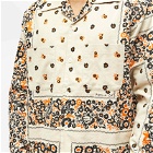 Noma t.d. Men's Flannel Vacation Shirt in Beige Garden Print