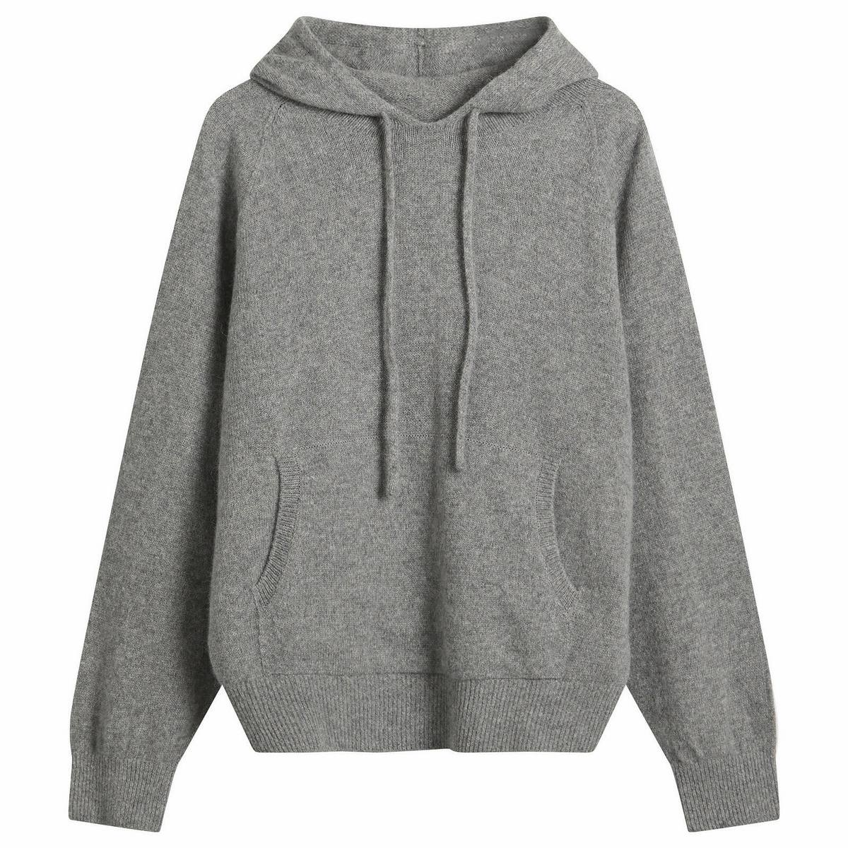 Nothing Written Women's Casta Knit Hoodie Sweater in Gray
