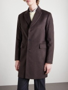 Paul Smith - Slim-Fit Wool and Cashmere-Blend Felt Coat - Brown