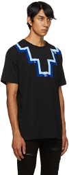 Marcelo Burlon County of Milan Black & Blue Cross T-Shirt