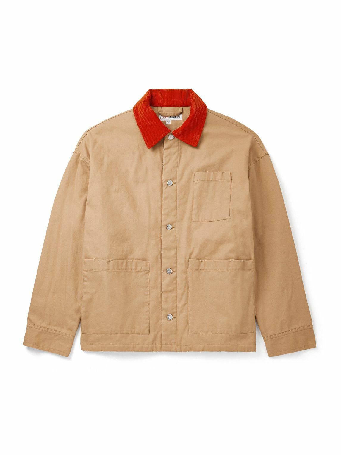 A.P.C. - Marc Jacobs Corduroy-Trimmed Cotton-Canvas Jacket
