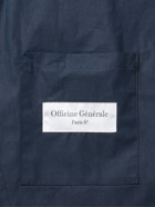 OFFICINE GÉNÉRALE - Armie Unstructured Organic Cotton Suit Jacket - Blue
