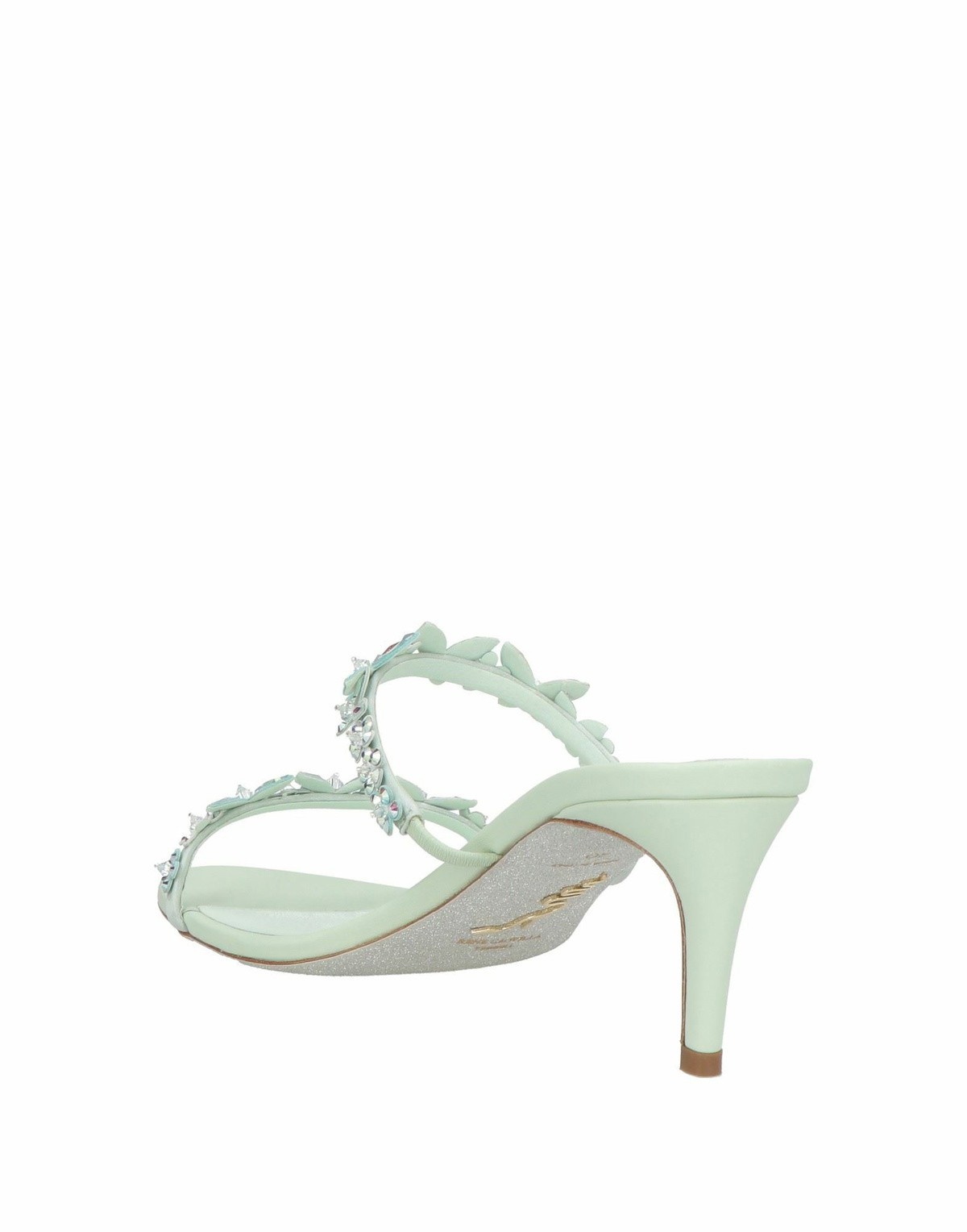 Rene' Caovilla Womens Sandals Light in Green
