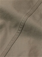 Jil Sander - Garment-Washed Cotton-Canvas Hooded Parka - Green