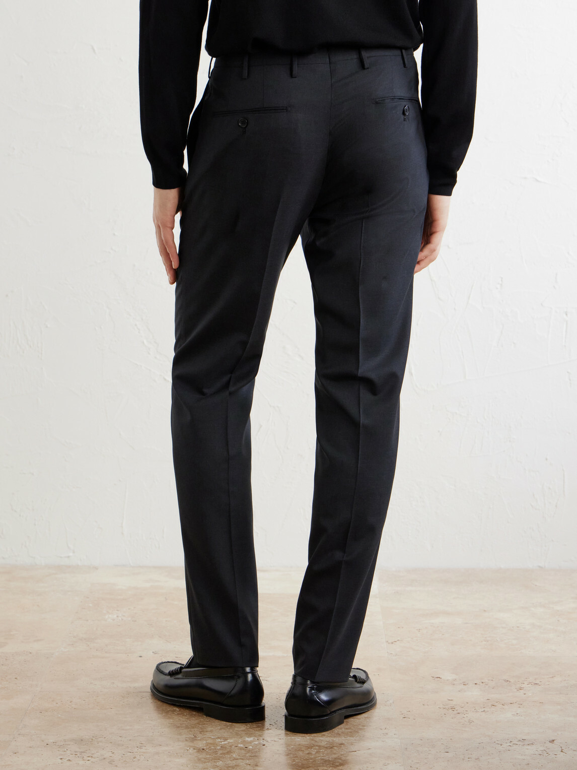 Slowear - Straight-Leg Wool Suit Trousers - Gray