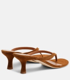 Staud Freja suede thong sandals