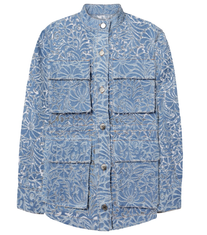 Photo: Veronica Beard Lane floral denim jacket