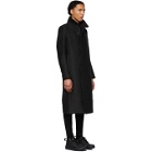 Boris Bidjan Saberi Black Wool Long Coat