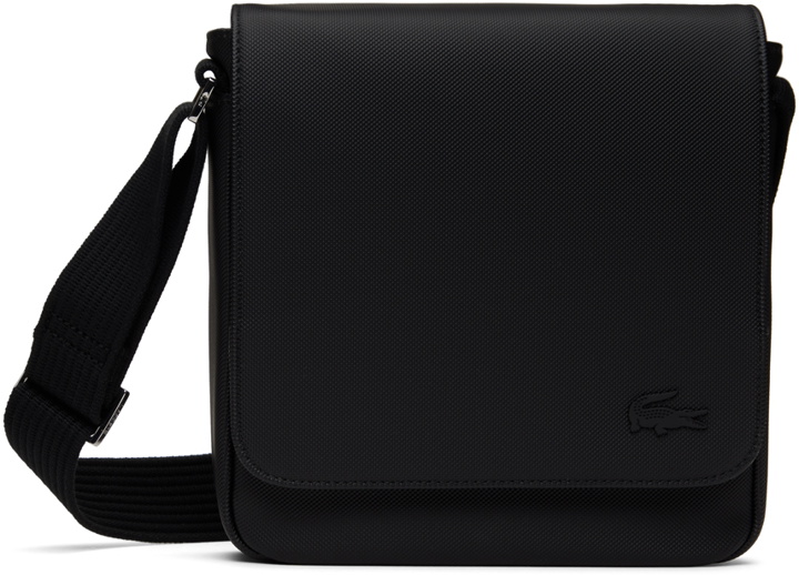 Photo: Lacoste Black Slimline Flap Close Bag