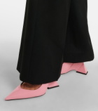 The Attico Cheope patent leather slingback wedges