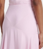 Rodarte Silk crêpe midi skirt
