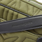 Alexander McQueen Men's Quilted Logo Cross Body Bag in Khaki/Green