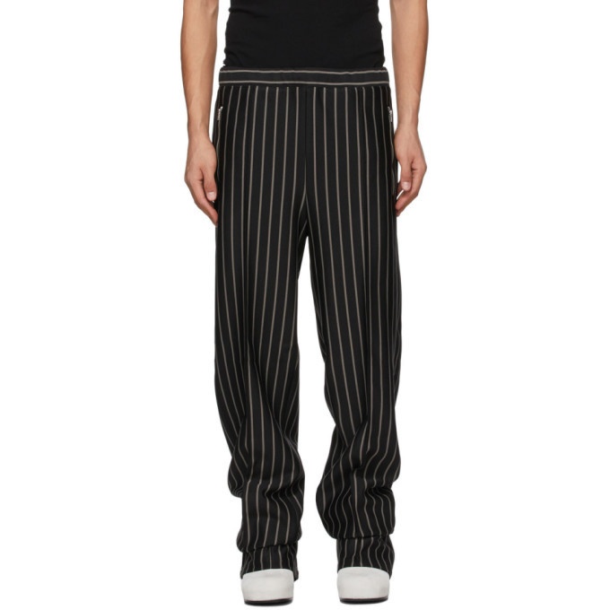 Photo: Random Identities Black and Grey Stripe Dressy Lounge Pants