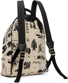 AMIRI Beige Wes Lang Edition Sketch Backpack