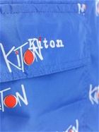 Kiton Ciro Paone   Swim Trunk Blue   Mens
