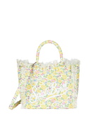 MC2 Saint Barth Betsy Cotton Canvas Colette Liberty Handbag |made With Liberty Fabric