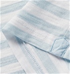 Alex Mill - Slim-Fit Striped Slub Cotton-Jersey T-Shirt - Sky blue