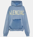 Balenciaga Tape Type cotton fleece hoodie