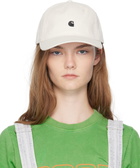 Carhartt Work In Progress White Madison Logo Cap
