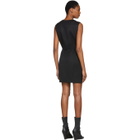 Pierre Balmain Black Double-Breasted Mini Dress