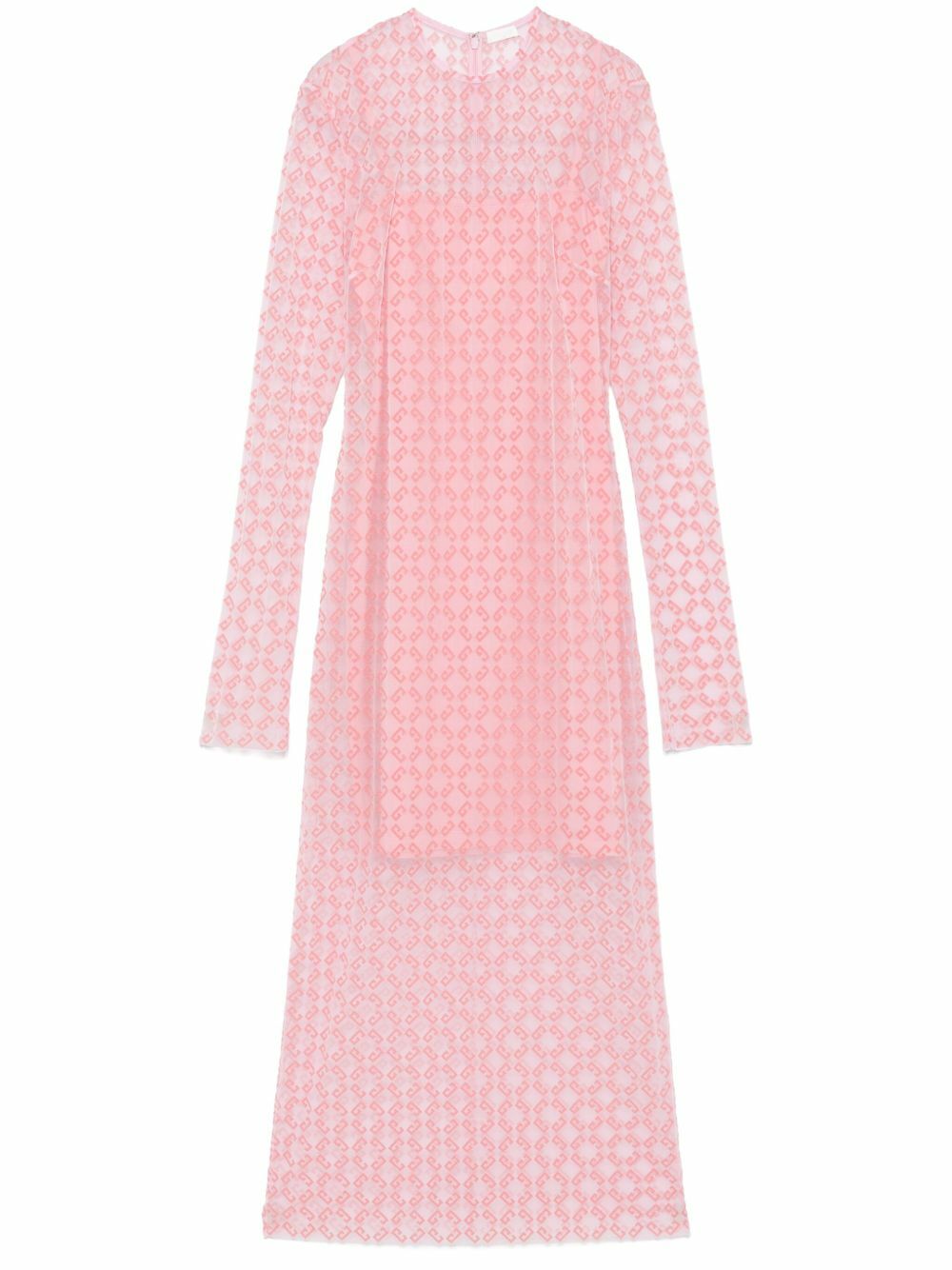 ワンピース GIVENCHY Pink Lace 4G Dress Givenchy 4g Wool-blend Guipure-lace Mini Shift Dress