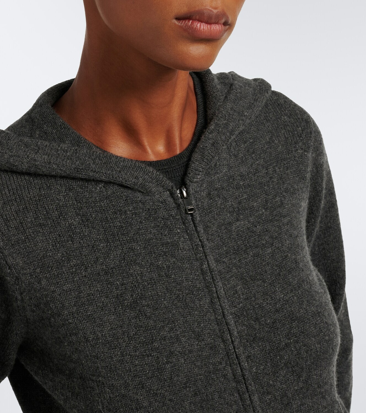 Max Mara Cashmere zip-up hoodie