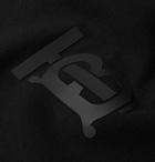 Burberry - Logo-Print Loopback Cotton-Jersey Sweatshirt - Black