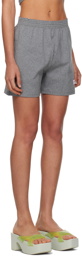 Alexander Wang Gray Relaxed-Fit Shorts