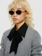 PRADA - Heritage Oval Metal Sunglasses