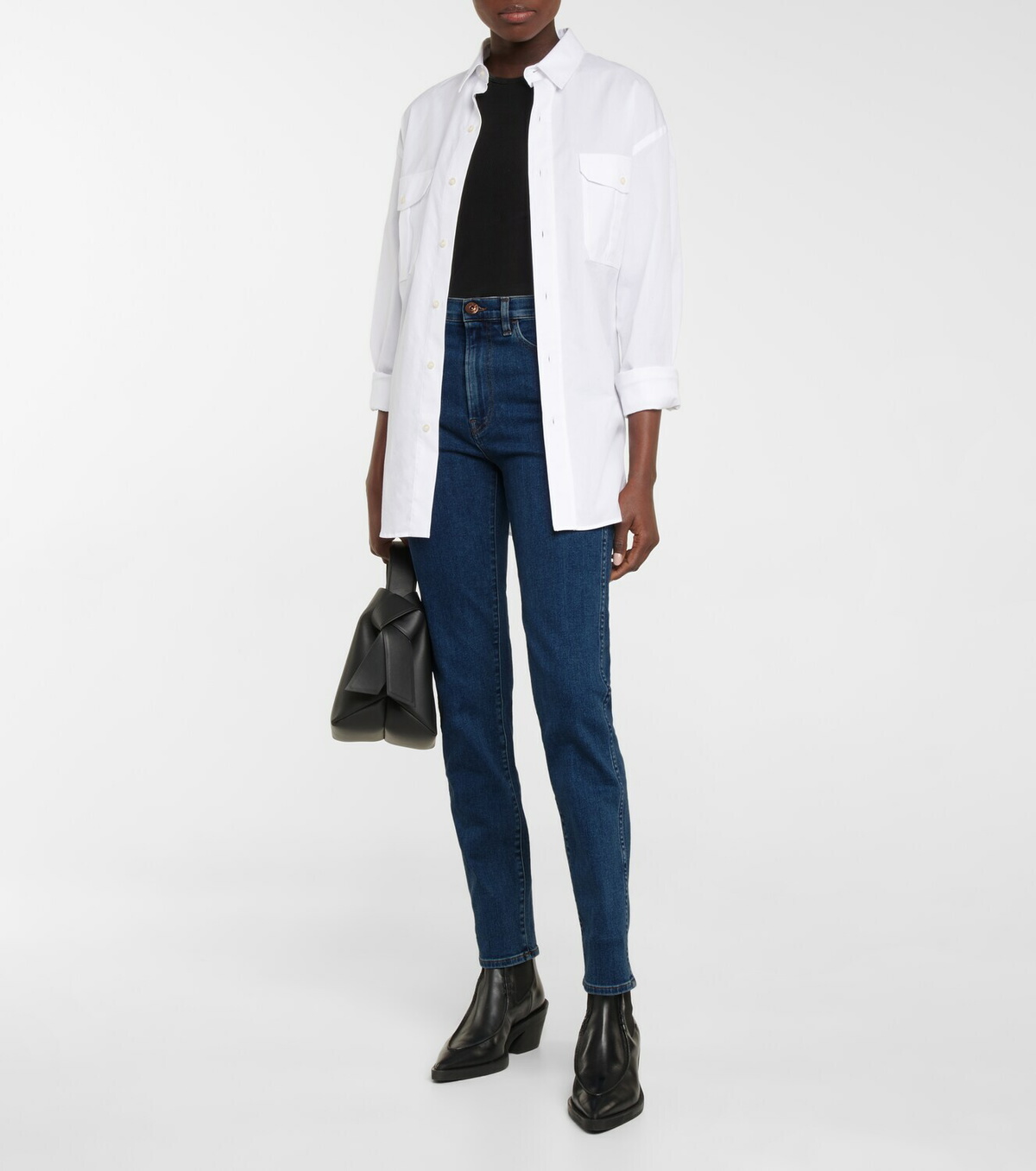 3x1 N.Y.C. Straight Authentic Cropped jeans