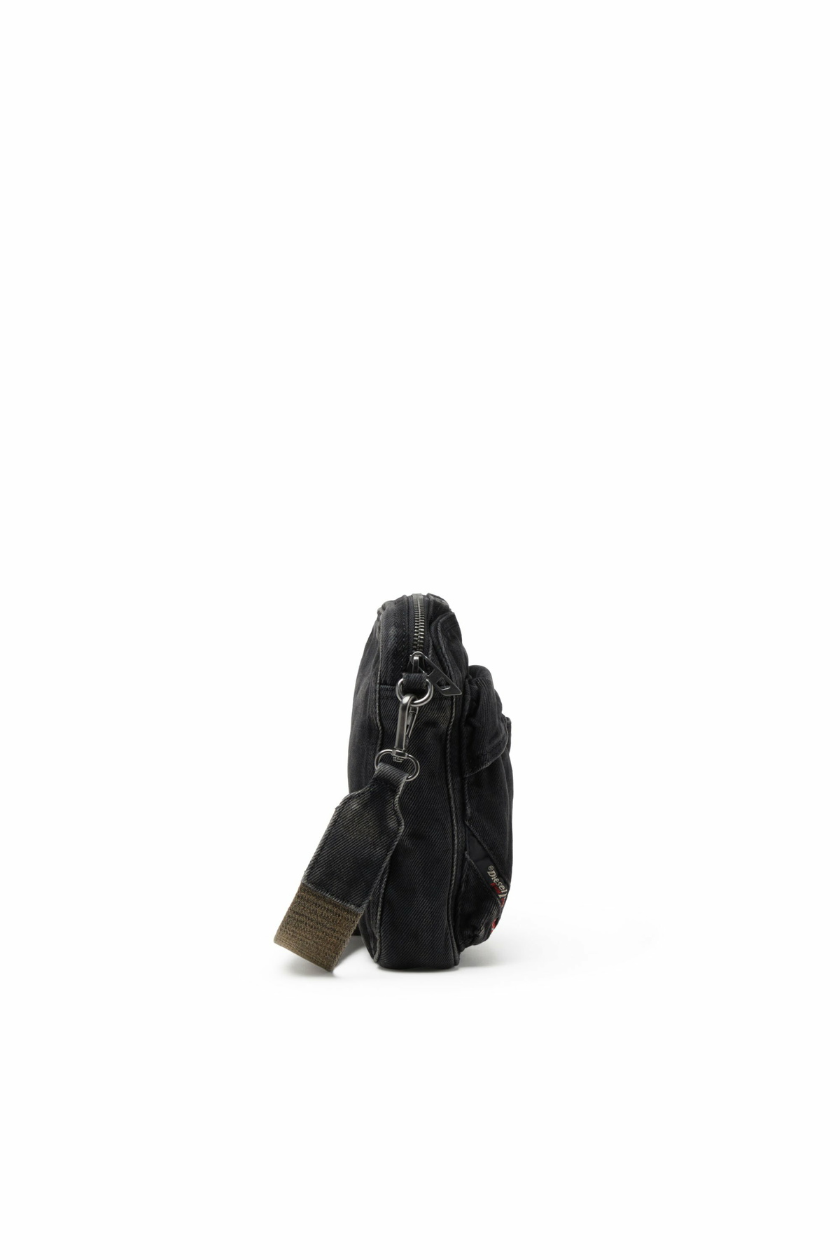Diesel Crossbody bag in washed denim - Crossbody Bags Mens in Black
