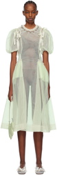 Simone Rocha Green Bite Midi Dress