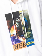 HERON PRESTON - Split Heron Print Hoodie