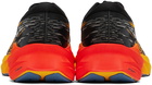 Asics Black & Orange NOVABLAST 3 Sneakers